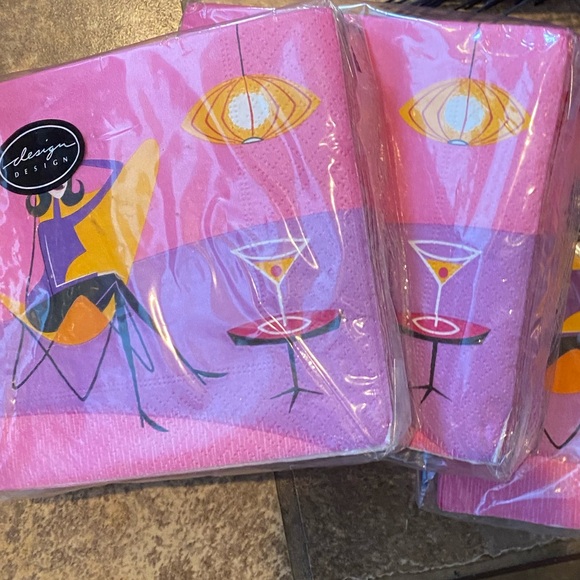 Brand new party napkins “The pickup” and “Orange Martini” by Design Design - Picture 5 of 7